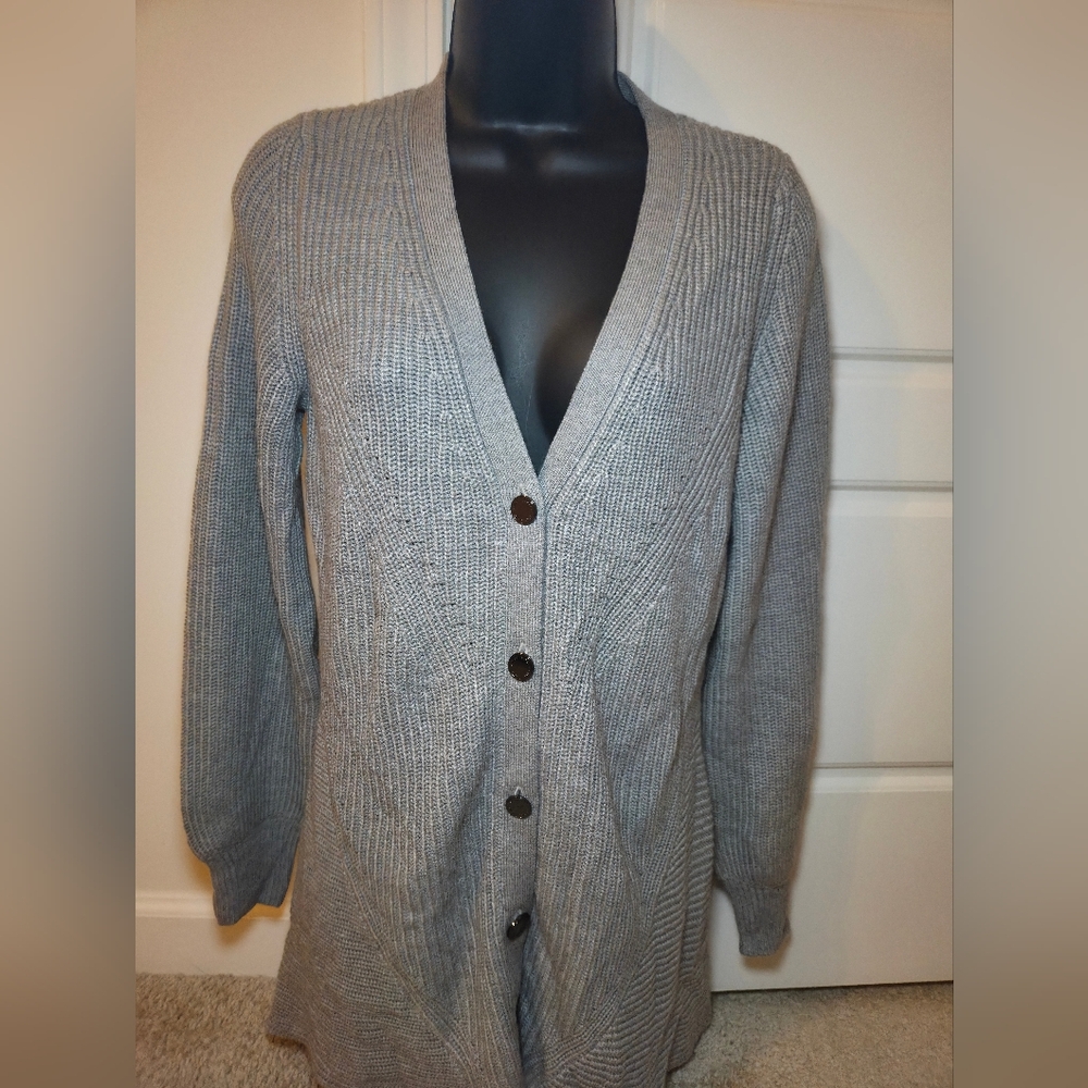 White House Black Market Gray Sweater
